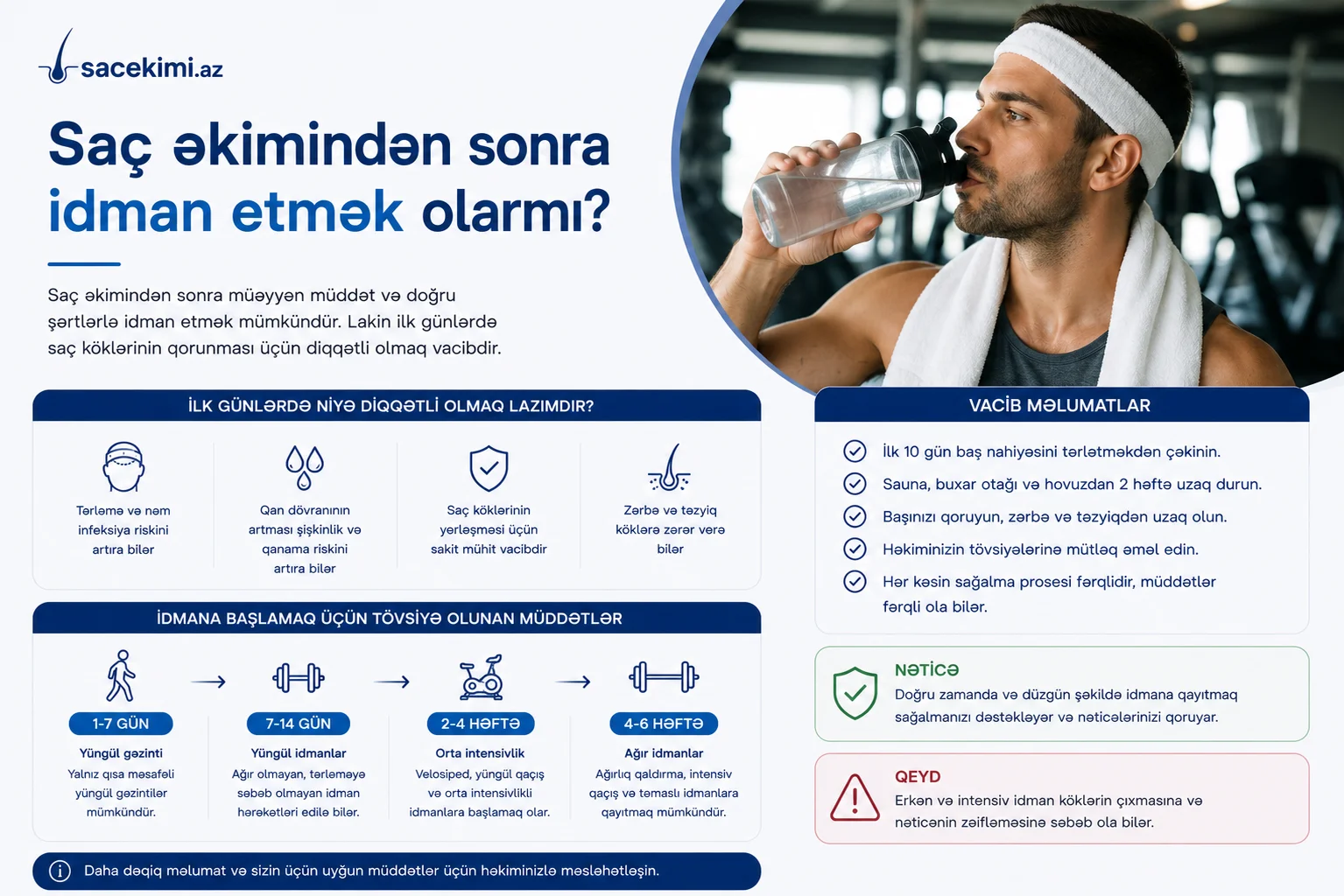 Sac ekiminden sonra idman etmek olarmi?