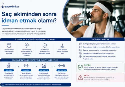 Sac ekiminden sonra idman etmek olarmi?